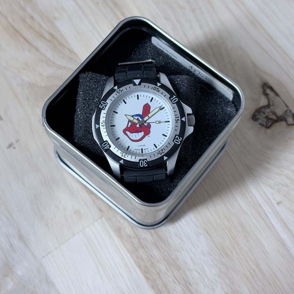 Cleveland Indians LogoArt Watch